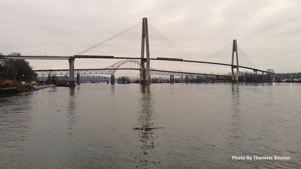 A short walk on British Columbia's Pattullo Bridge - Photo By Thanasis Bounas
