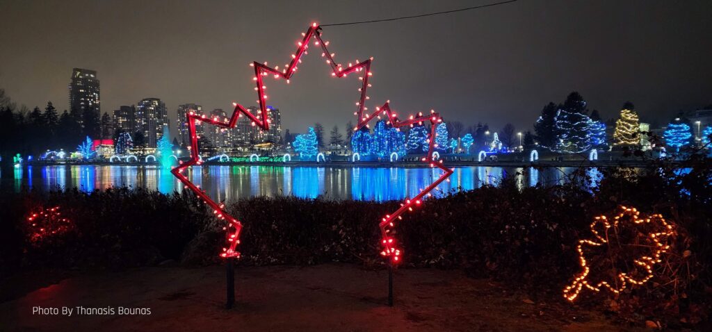 Lake Lafarge in Coquitlam at Christmas - Photo By Thanasis Bounas