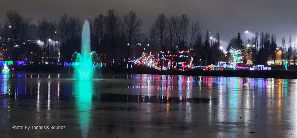 The story of Lake Lafarge in British Columbia at Christmas - Photo By Thanasis Bounas