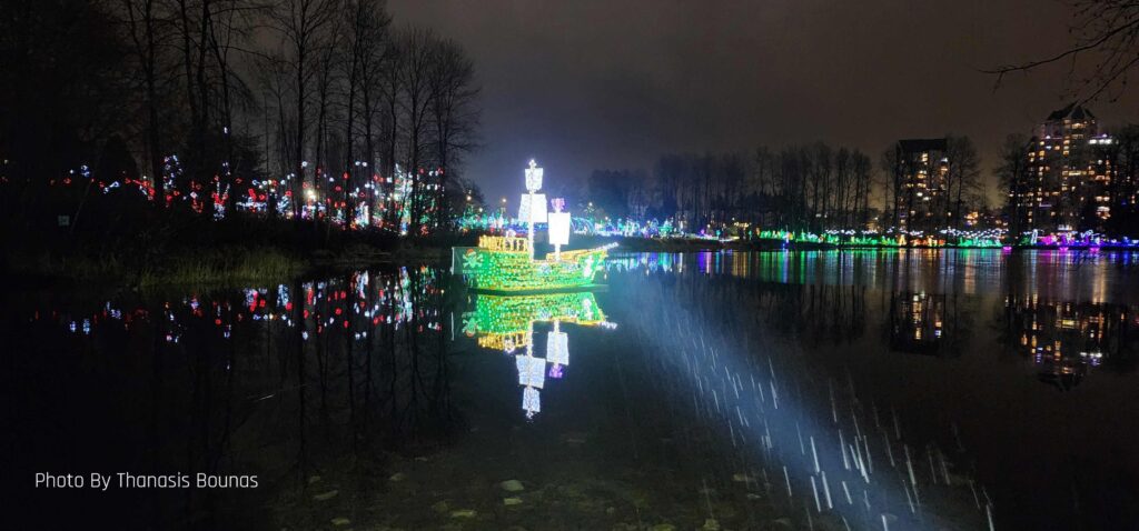 Lake Lafarge in Coquitlam at Christmas - Photo By Thanasis Bounas