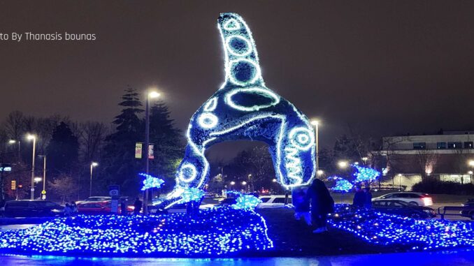 Coquitlam, British Columbia is very beautiful at Christmas Photo By Thanasis Bounas