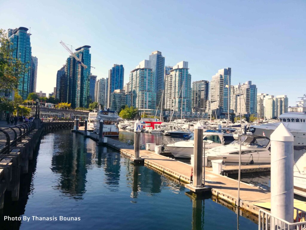 The history of Coal Harbor Marina in Vancouver, British Columbia - Photo By Thanasis Bounas