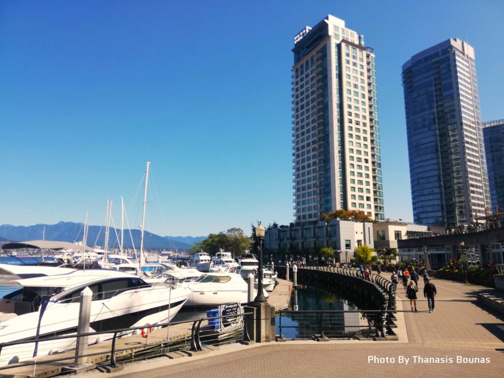 The history of Coal Harbor Marina in Vancouver, British Columbia - Photo By Thanasis Bounas