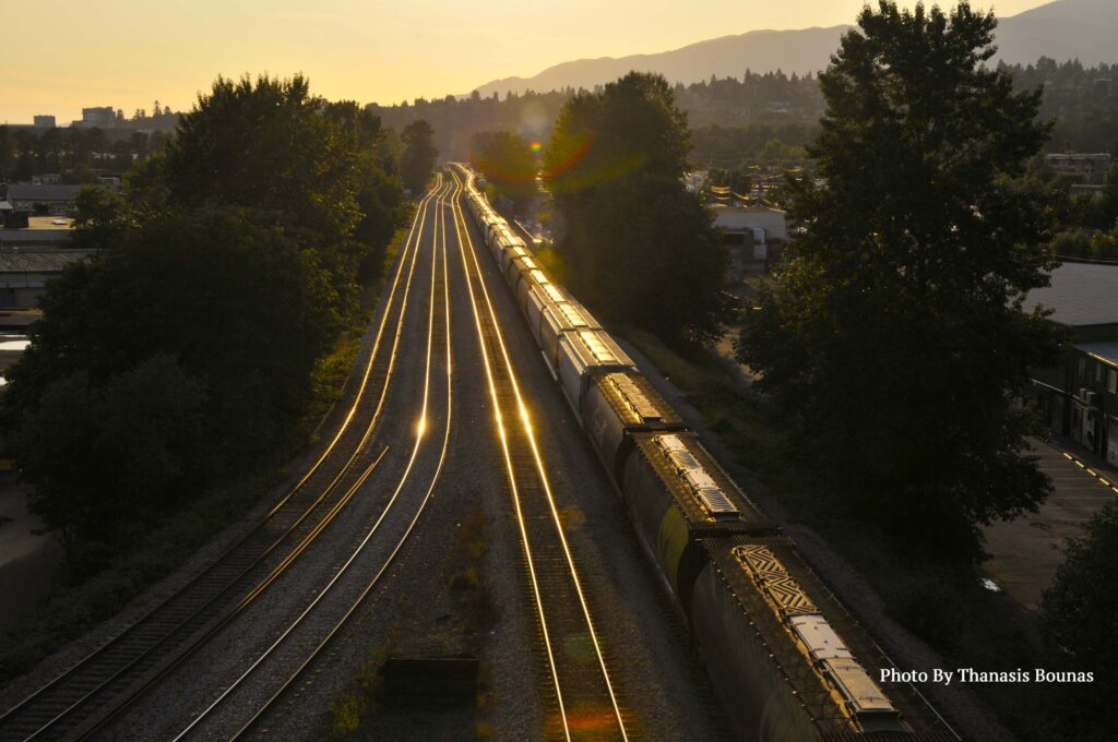 The history of commercial trains in Vancouver, Canada - Photo By Thanasis Bounas