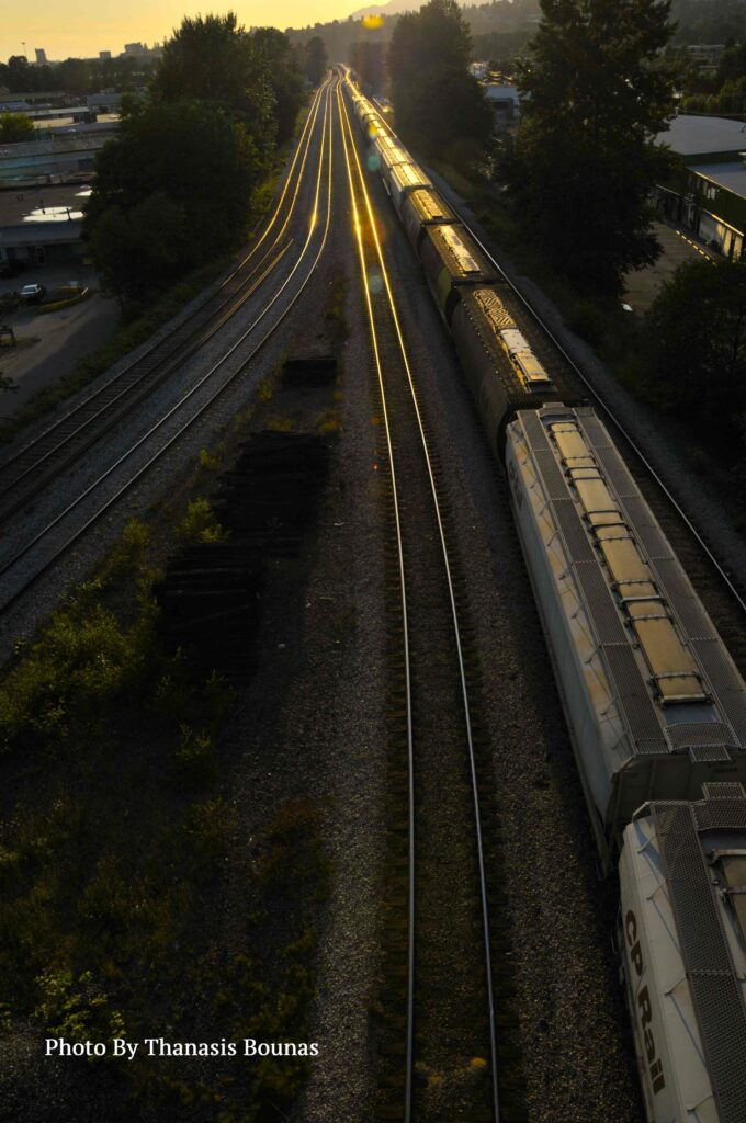 The history of commercial trains in Vancouver, Canada - Photo By Thanasis Bounas