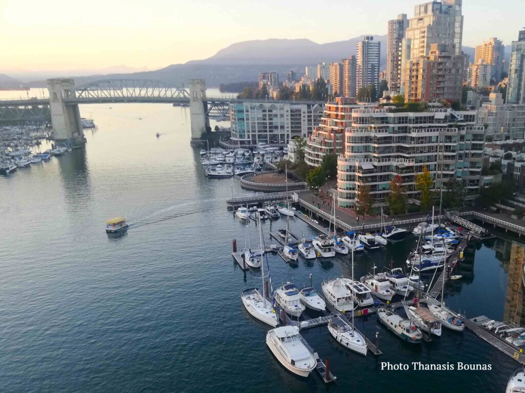 The history of marina at the end of Hornby Strait in Vancouver, British Columbia, Canada - Photo By Thanasis Bounas