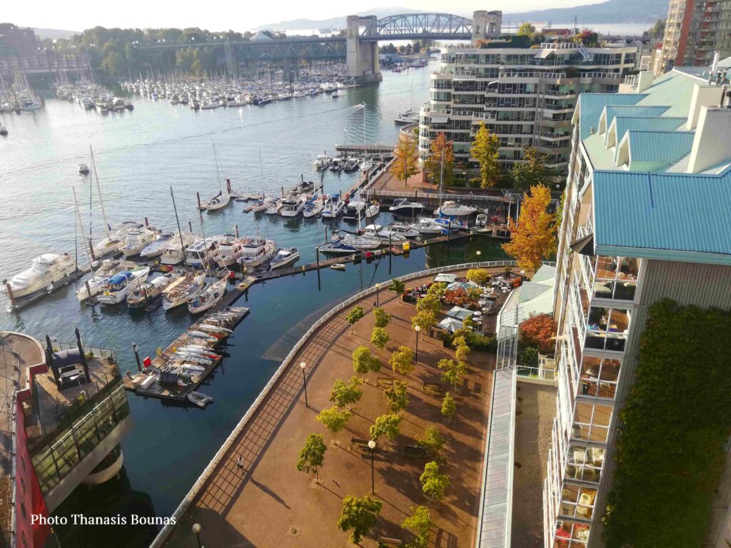 The history of marina at the end of Hornby Strait in Vancouver, British Columbia, Canada - Photo By Thanasis Bounas
