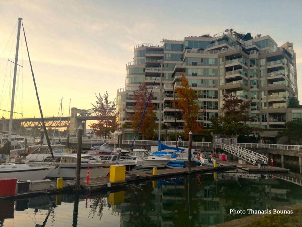 The history of marina at the end of Hornby Strait in Vancouver, British Columbia, Canada - Photo By Thanasis Bounas