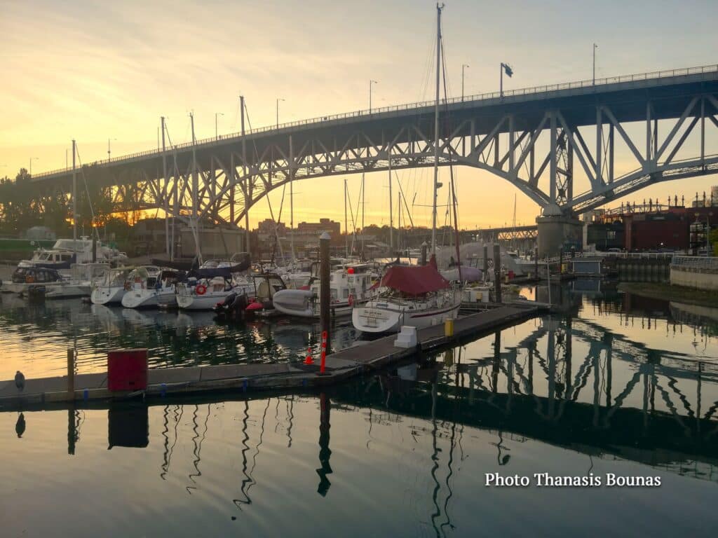 The history of the Granville Bridge in Vancouver, Canada - Photo By Thanasis Bounas