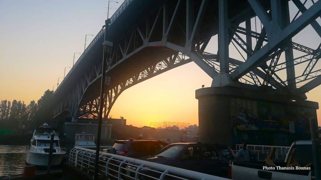 The history of the Granville Bridge in Vancouver, Canada - Photo By Thanasis Bounas