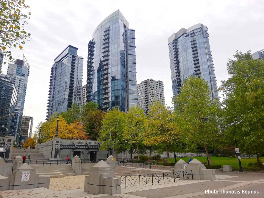 Glass and Steel Skyscrapers in Vancouver Unexpected Beauty in a Vertical City - Photo By Thanasis Bounas