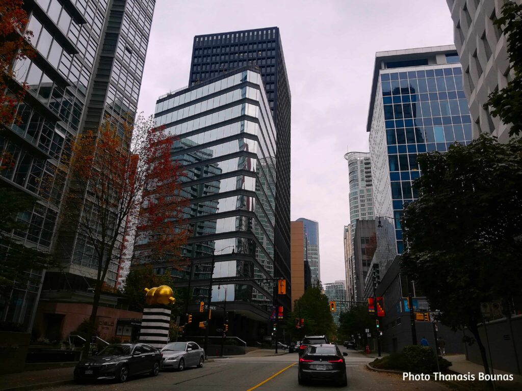 Glass and Steel Skyscrapers in Vancouver Unexpected Beauty in a Vertical City - Photo By Thanasis Bounas