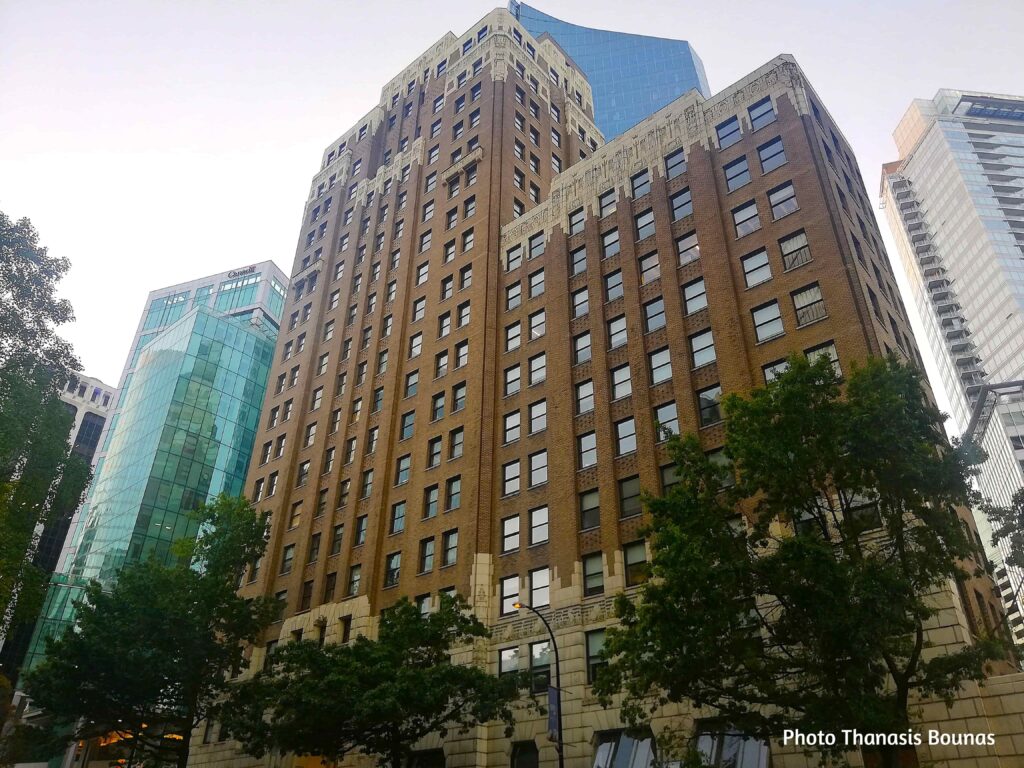Marine Building, Built 1929, Architectural Style Art Deco with Classical Elements - Photo By Thanasis Bounas
