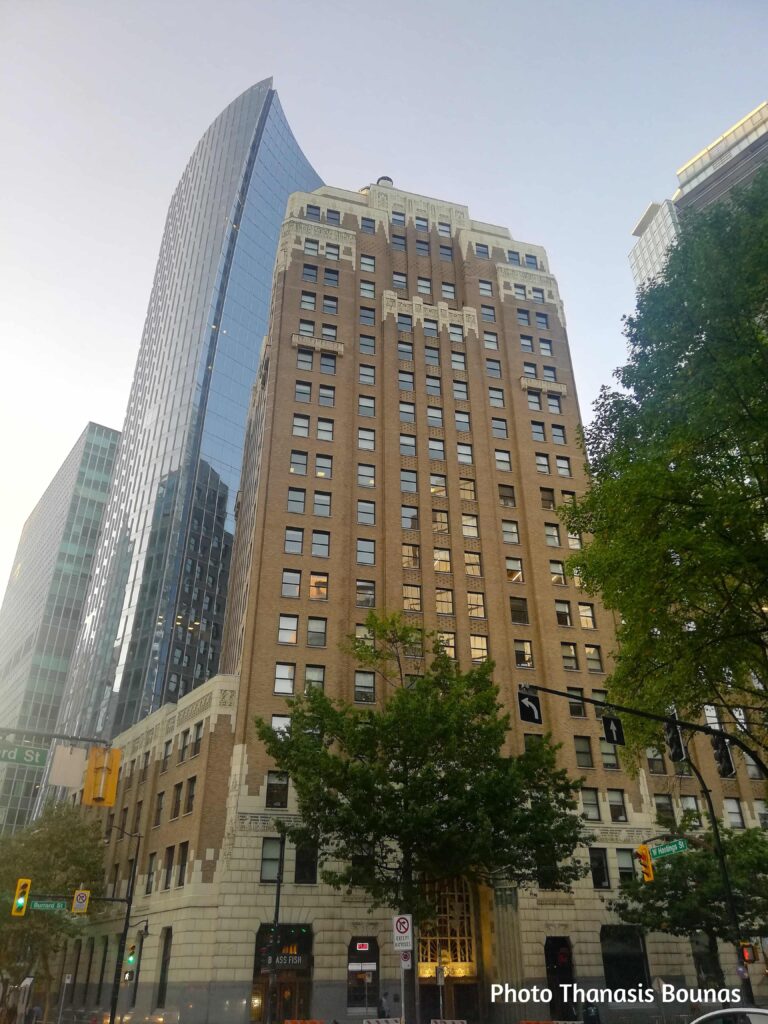 Marine Building, Built 1929, Architectural Style Art Deco with Classical Elements - Photo By Thanasis Bounas