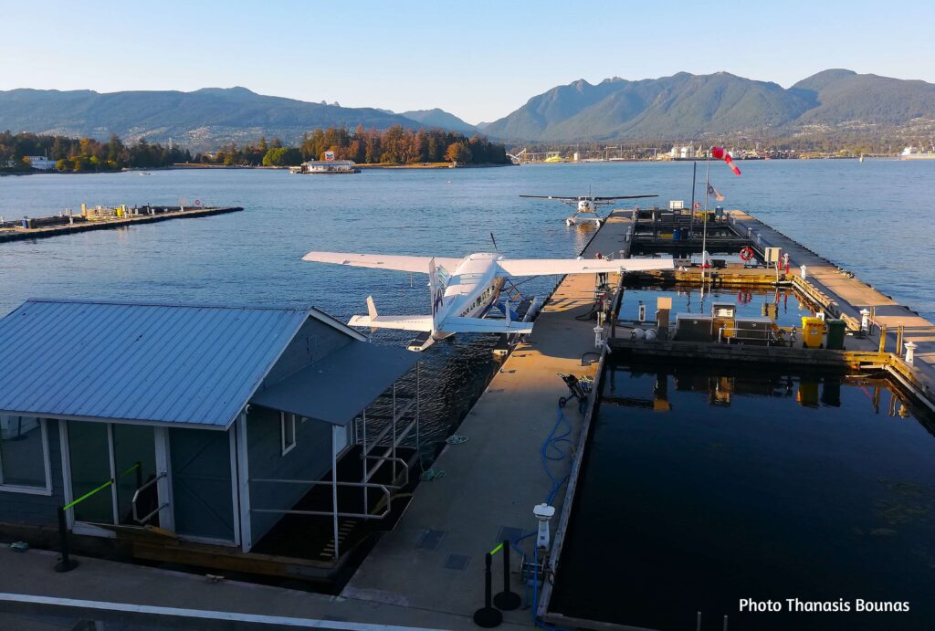 The Romance of Walking Through Vancouver Harbour Flight Centre and Watching the Seaplanes Take Off - Photo By Thanasis Bounas