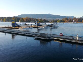 The Romance of Walking Through Vancouver Harbour Flight Centre and Watching the Seaplanes Take Off - Photo By Thanasis Bounas