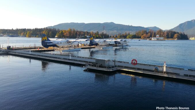 The Romance of Walking Through Vancouver Harbour Flight Centre and Watching the Seaplanes Take Off - Photo By Thanasis Bounas