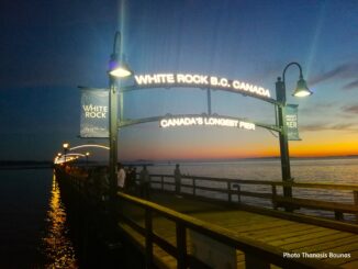 A Romantic Sunset Walk at White Rock Golden Moments by the Pier – Photo Thanasis Bounas