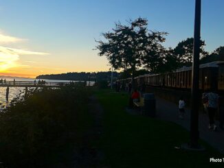 A Romantic Walk by the Rails and Sea Trains, Sunsets, and Shoreline Magic in White Rock - Photo By Thanasis Bounas
