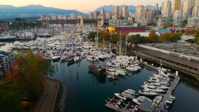 Island Park Walk from Granville Bridge When Afternoon Light Paints the City - Photo By Thanasis Bounas
