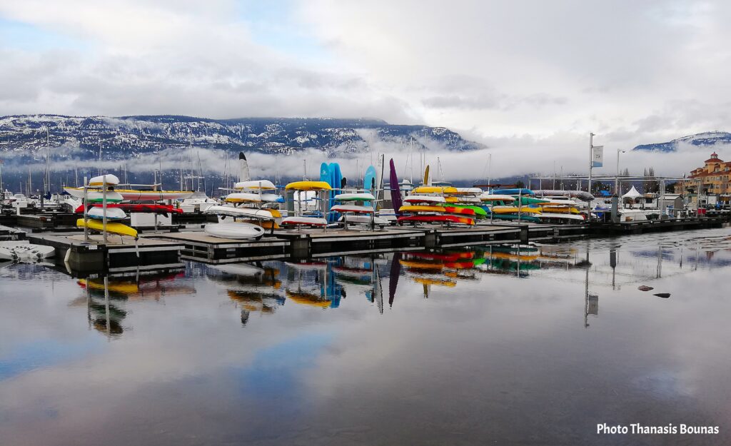 Okanagan Lake in Kelowna – Where Sailboats and Seaplanes Share the Horizon - Photo By Thanasis Bounas