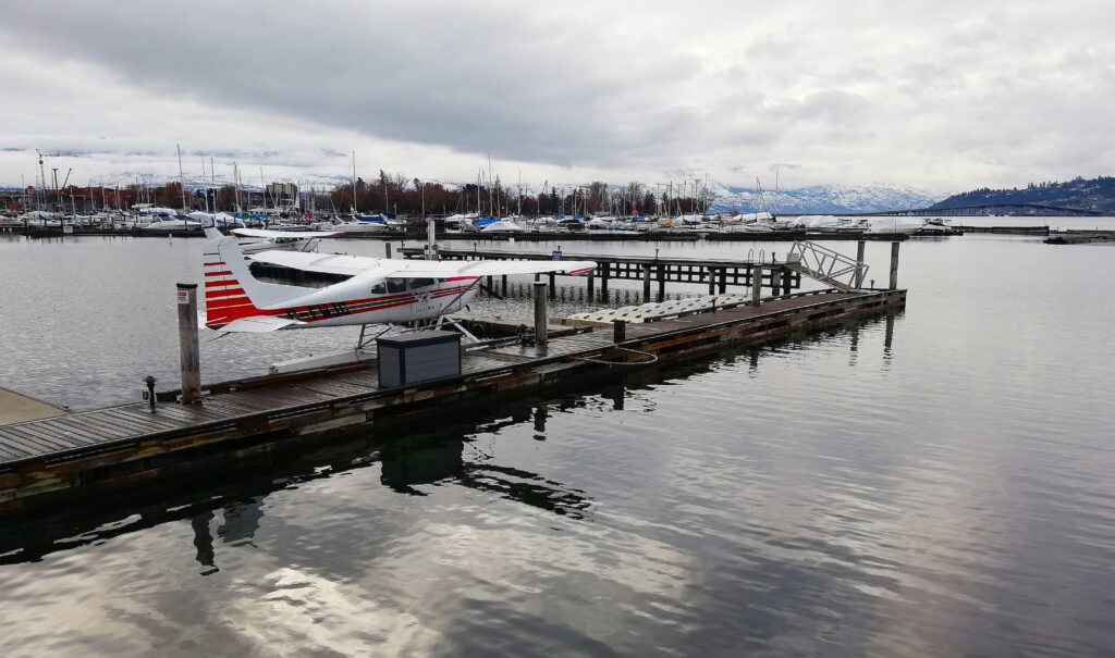 Okanagan Lake in Kelowna – Where Sailboats and Seaplanes Share the Horizon - Photo By Thanasis Bounas