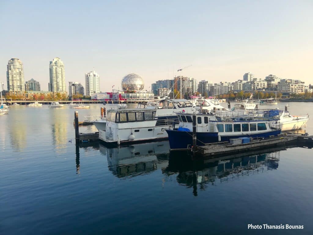 Walking False Creek with Science World in View - A Journey Worth Starting Anywhere - Photo By Thanasis Bounas
