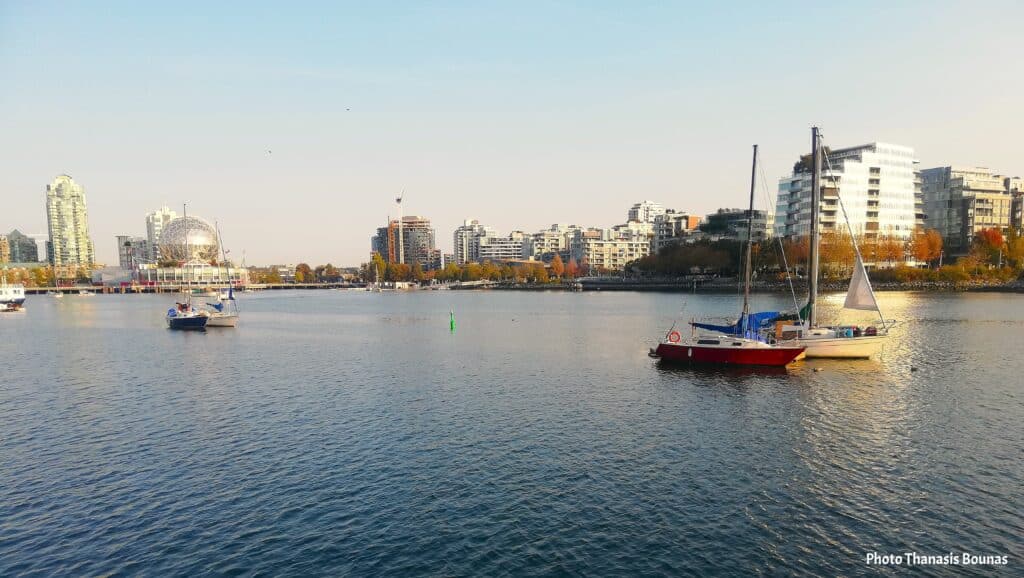 Walking False Creek with Science World in View - A Journey Worth Starting Anywhere - Photo By Thanasis Bounas