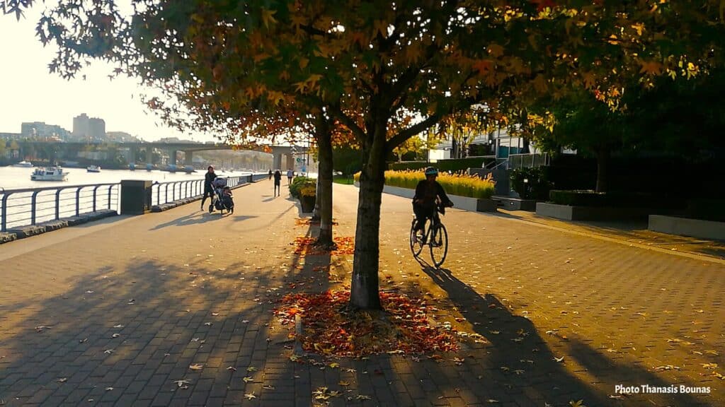 Walking False Creek with Science World in View - A Journey Worth Starting Anywhere - Photo By Thanasis Bounas